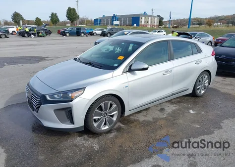 2017 Hyundai Ioniq Hybrid Limited z USA, uszkodzony, nr VIN KMHC05LC7HU023307